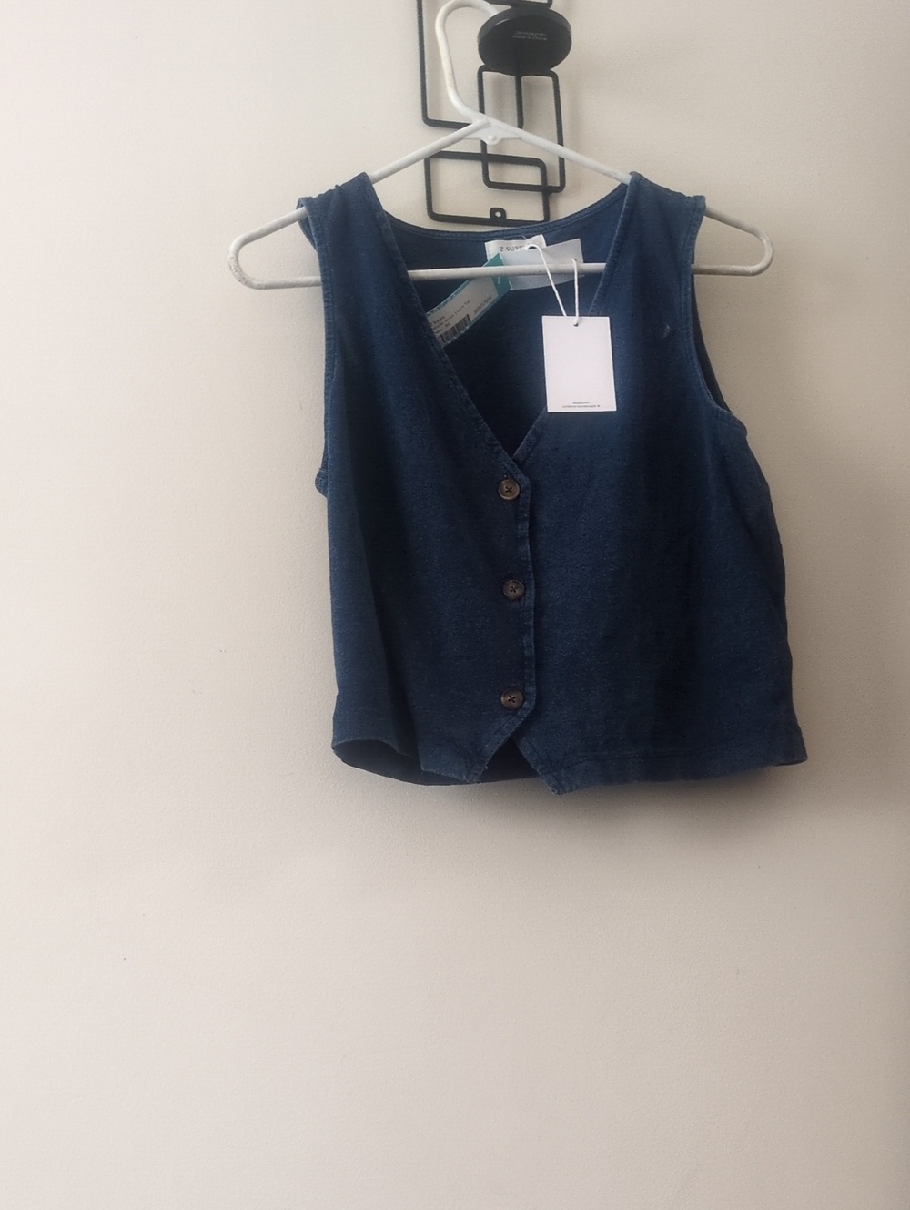 Z Supply Kids Navy Button-Front Vest